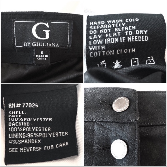 Nordstrom vegan suede button-down pencil skirt 4 - Picture 3 of 8